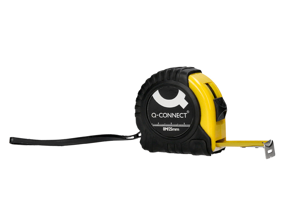 FITA METRICA Q-CONNECT DE 8 MT MATERIAL ANTICHOQUE 23 MM DE COMPRIMENTO