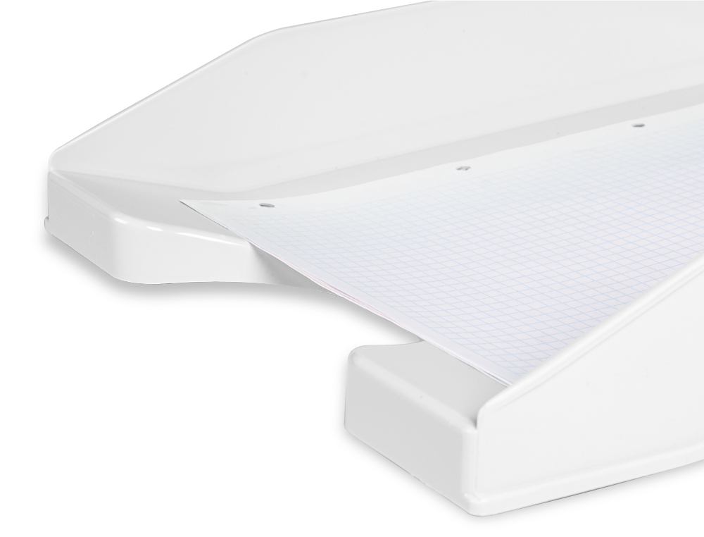 TABULEIRO DE SECRETARIA Q-CONNECT PLASTICO BRANCO OPACO