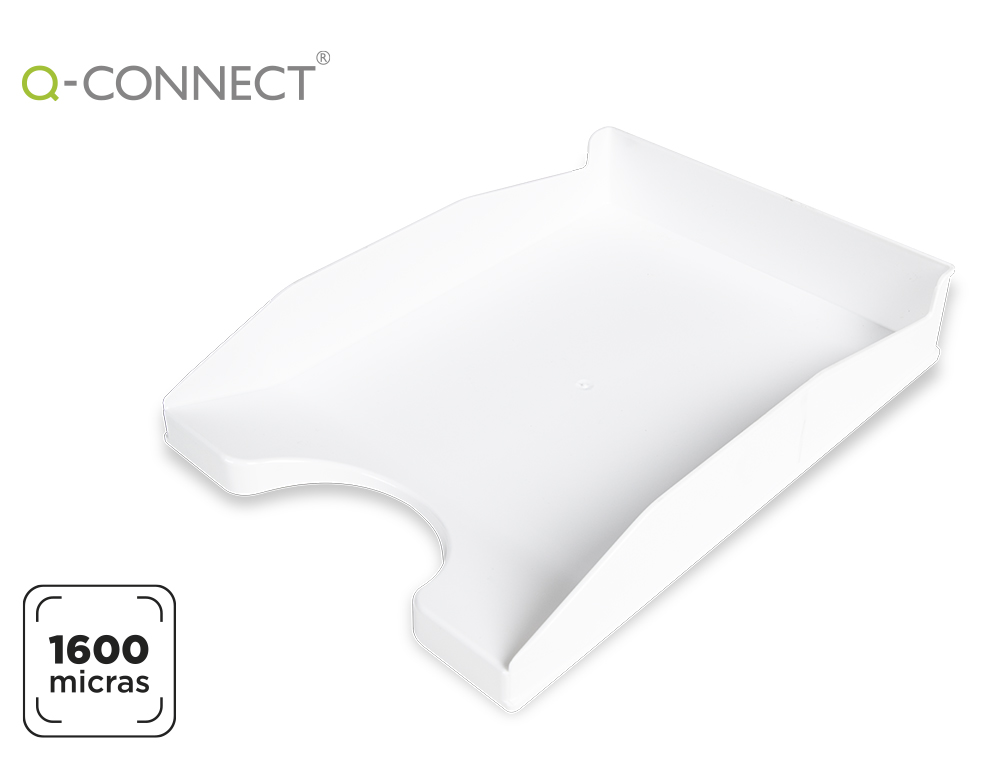 TABULEIRO DE SECRETARIA Q-CONNECT PLASTICO BRANCO OPACO