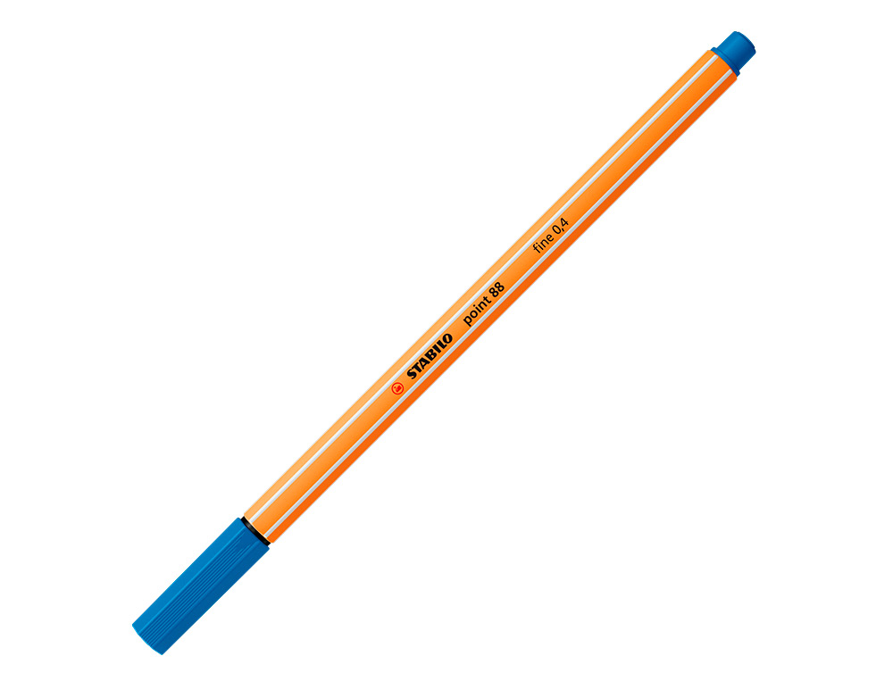 MARCADOR STABILO PONTA DE FIBRA POINT 88 COR PARADE ANTRACITE/LARANJA ESTOJO DE 20 UNIDADES CORES SORTIDAS