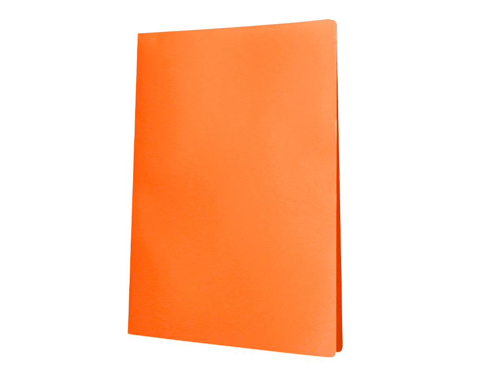 CAPA CATALOGO LIDERPAPEL 80 BOLSAS POLIPROPILENO DIN A4 LARANJA FLUOR OPACO