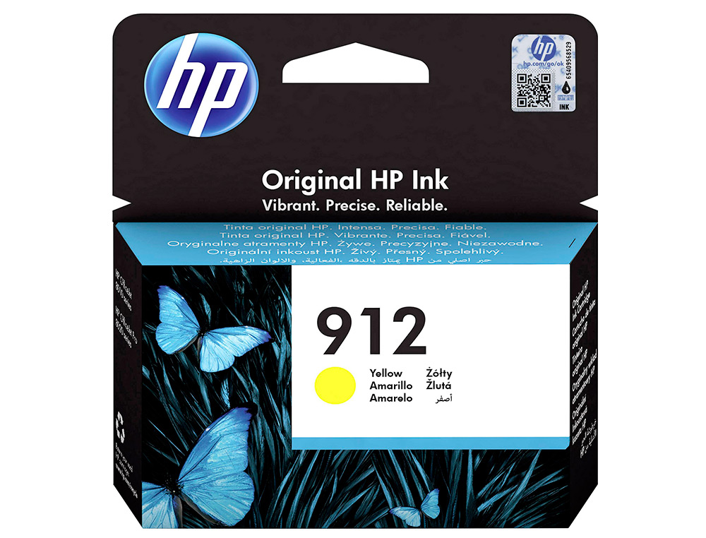 TINTEIRO HP 912 OFFICEJET 8010 / 8020 / 8035 AMARELO 315 PAG