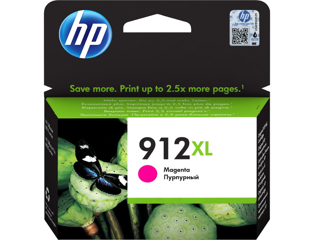 TINTEIRO HP 912 XL OFFICEJET 8010 / 8020 / 8035 MAGENTA 825 PAG