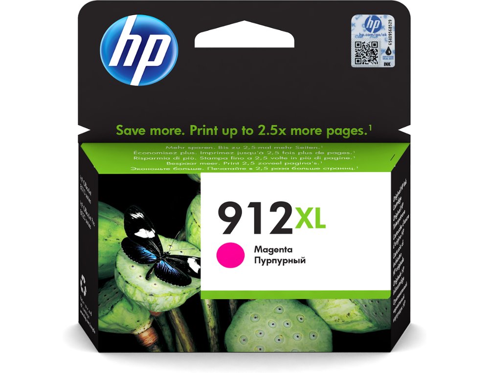 TINTEIRO HP 912 XL OFFICEJET 8010 / 8020 / 8035 MAGENTA 825 PAG