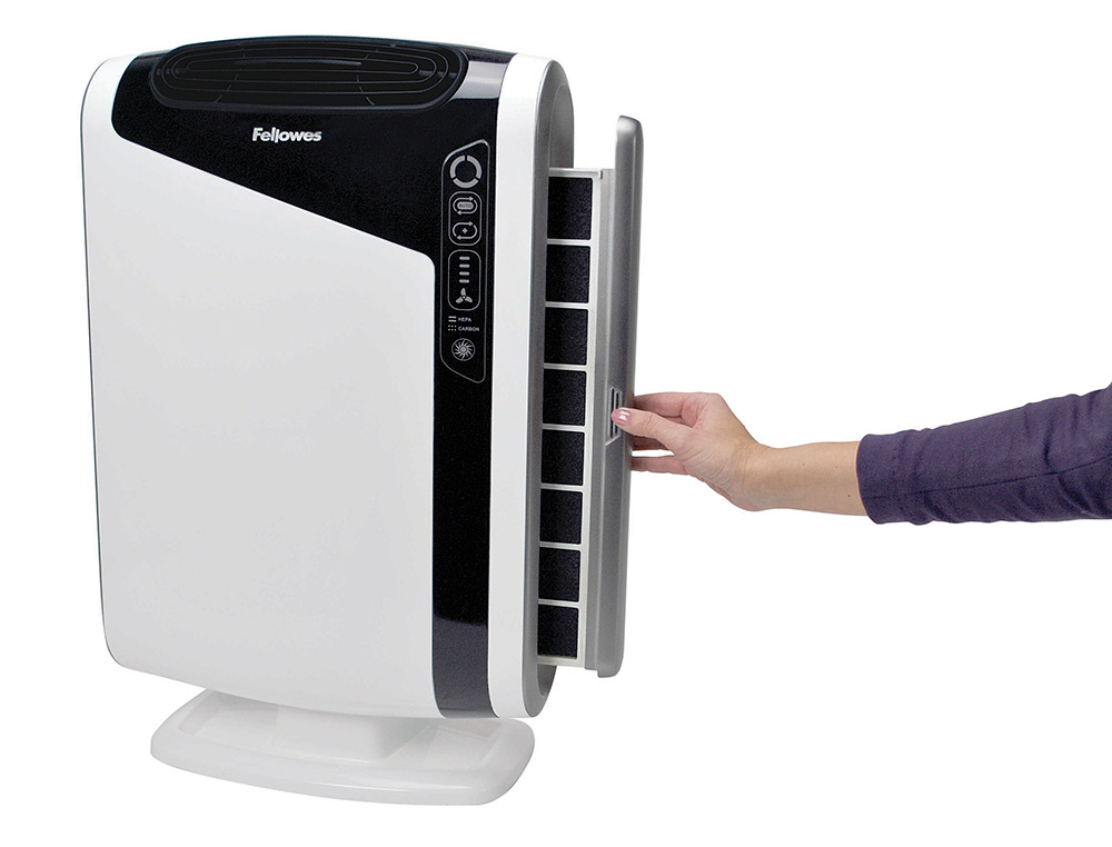 PURIFICADOR DE AR FELLOWES AERAMAX DX95 RENDIMENTO ATE 18 M3 FILTRO HEPA / CARBONO 400X207X640 MM
