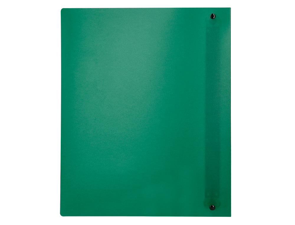 PASTA LIDERPAPEL POLIPROPILENO DIN A4 4 ANEIS MISTOS 40 MM VERDE TRANSLUCIDO