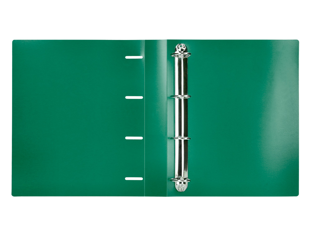 PASTA LIDERPAPEL POLIPROPILENO DIN A4 4 ANEIS MISTOS 40 MM VERDE TRANSLUCIDO