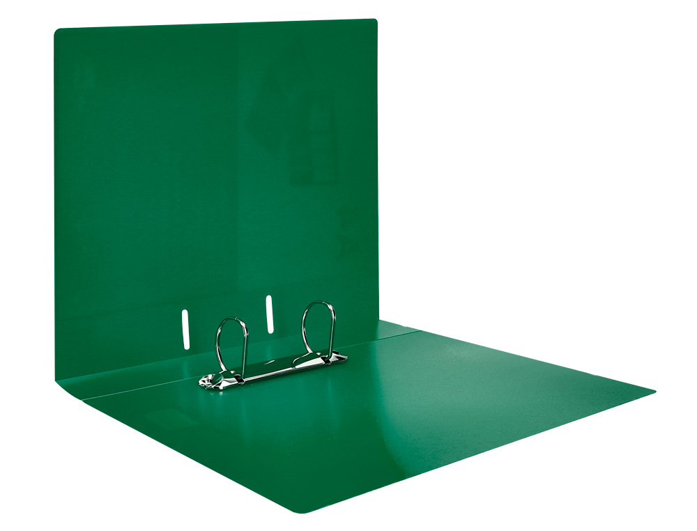 PASTA CANGURU LIDERPAPEL POLIPROPILENO DIN A4 2 ANEIS 40 MM MISTOS VERDE TRANSLICUDO