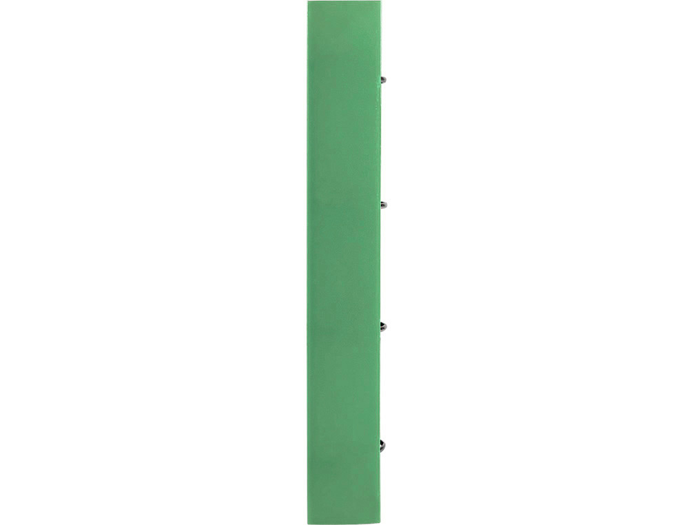 PASTA LIDERPAPEL COM RECARGA POLIPROPILENO DIN A4 4 ANEIS 25MM QUADRICULA 5MM MENTA OPACO