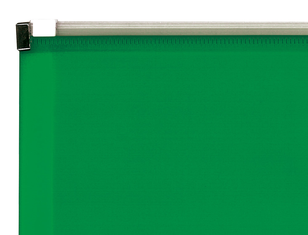 BOLSA PORTA DOCUMENTOS LIDERPAPEL A4 COM FECHO VERDE TRANSLUCIDO
