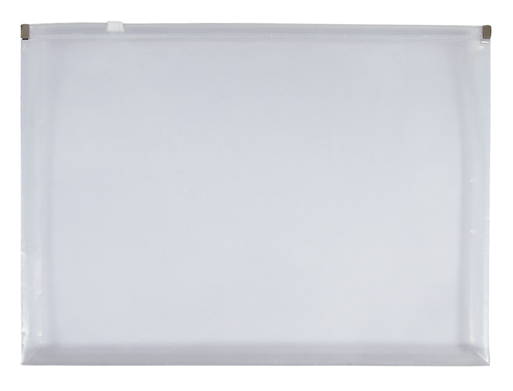BOLSA PORTA DOCUMENTOS LIDERPAPEL A6 COM FECHO TRANSPARENTE