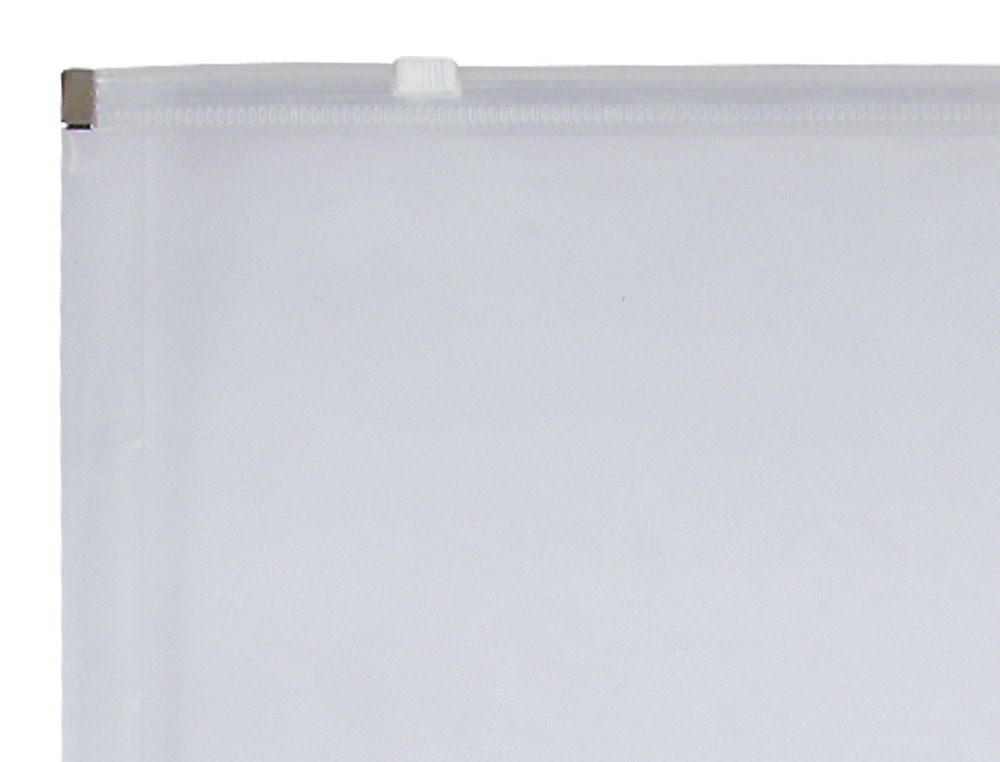 BOLSA PORTA DOCUMENTOS LIDERPAPEL A6 COM FECHO TRANSPARENTE