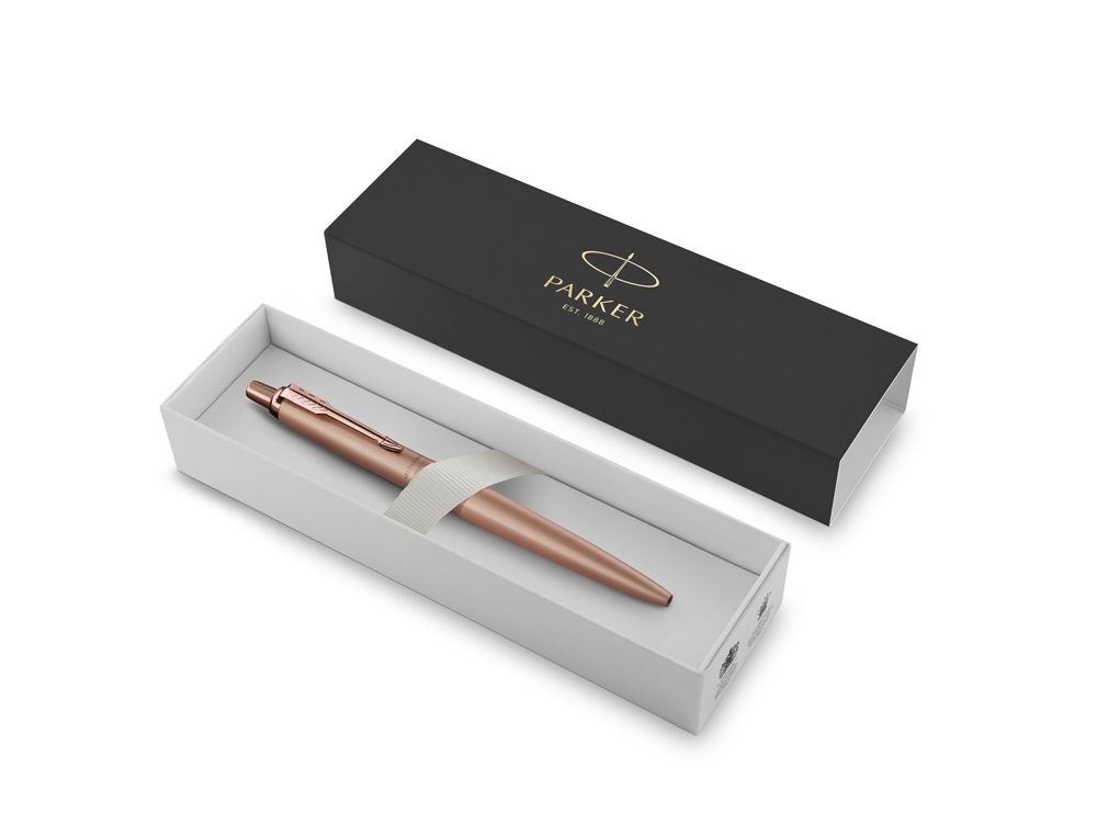 ESFEROGRAFICA PARKER JOTTER XL MONOCROMO OURO ROSA EM ESTOJO