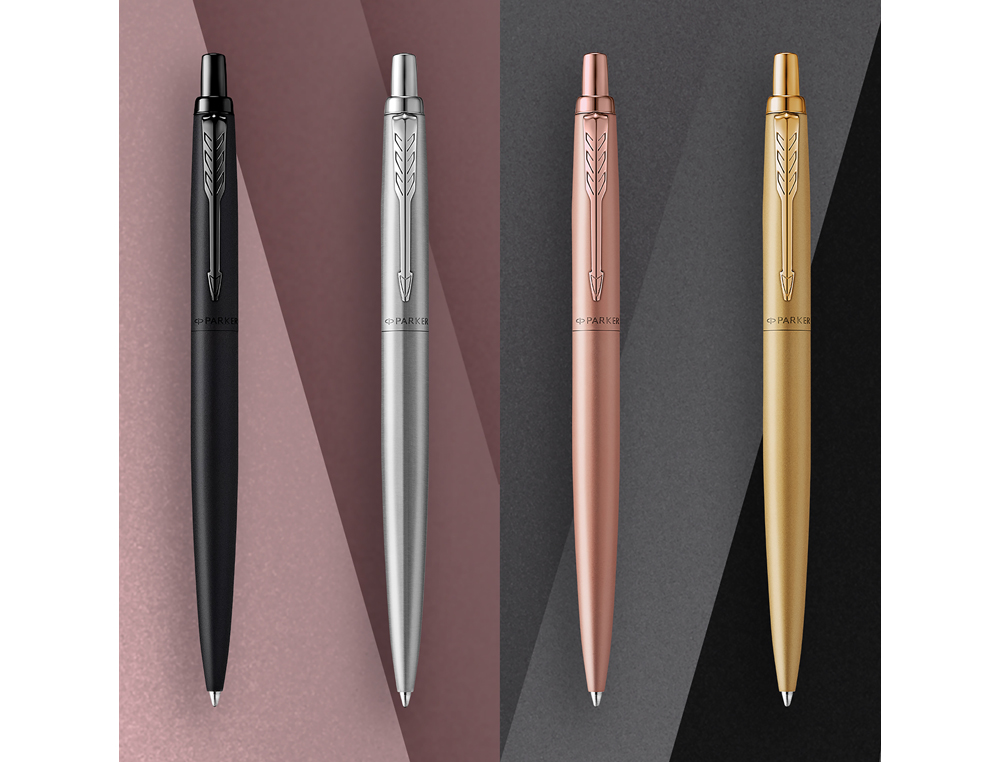 ESFEROGRAFICA PARKER JOTTER XL MONOCROMO OURO ROSA EM ESTOJO