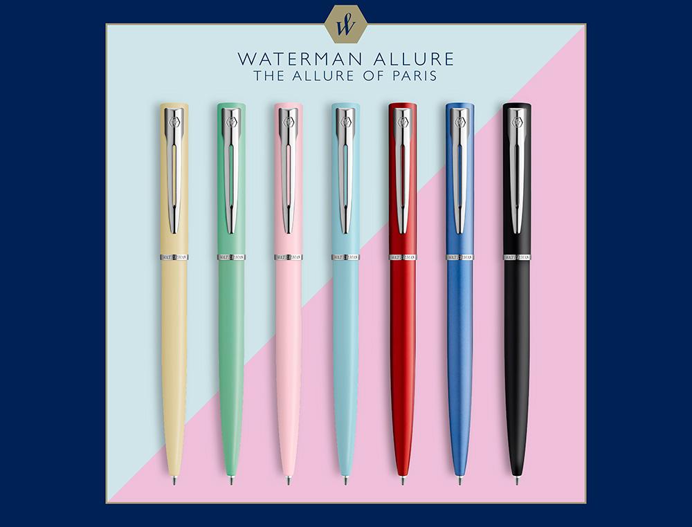 EXPOSITOR PARKER ALLURE PASTEL 20 ESFEROGRAFICAS SORTIDAS