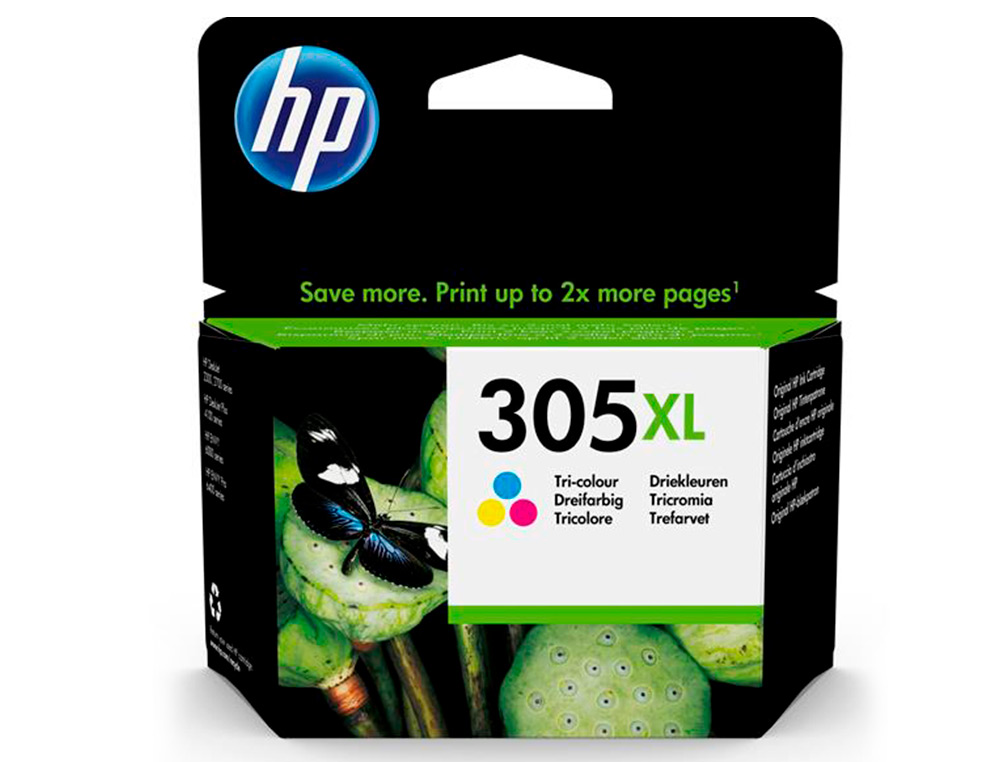 TINTEIRO HP 305 XL DESKJET 1210 / 1212 / 1255 / 2732 / 2752 / 4155 / 4158 ENVY 6020 / 6052 /6055 / 6420 TRICOLOR 200