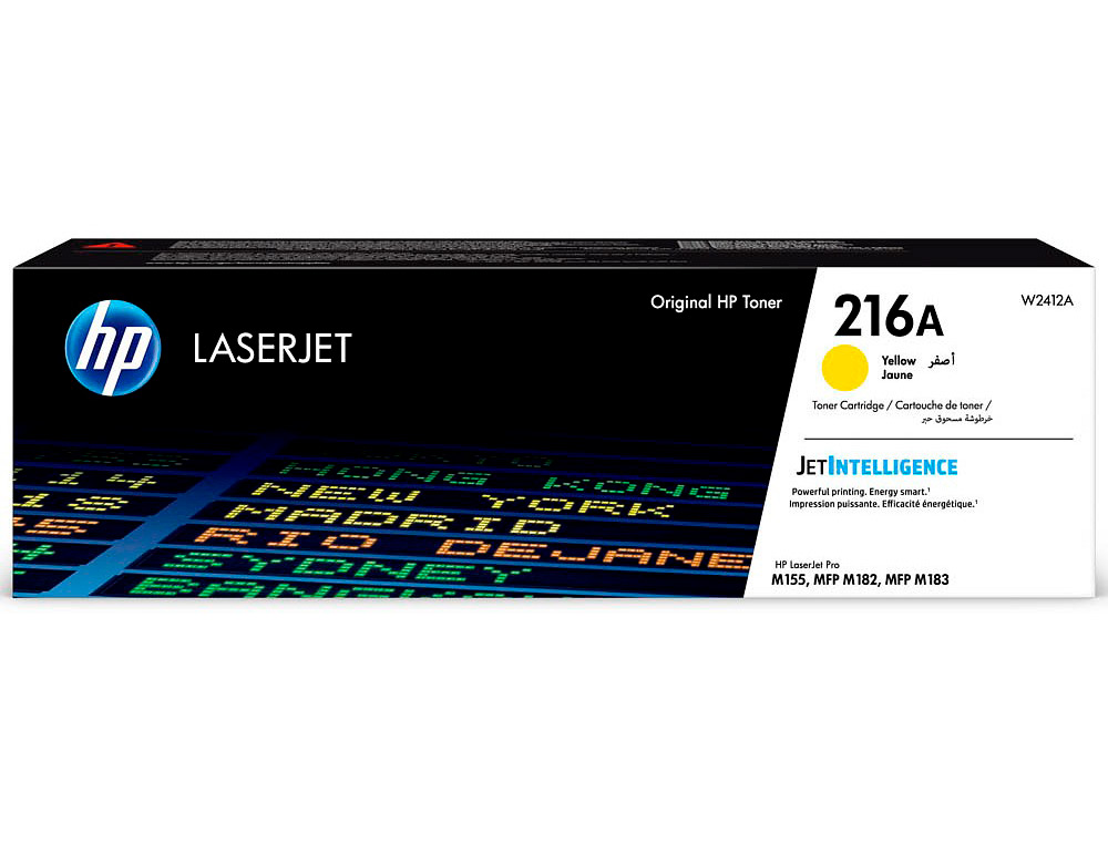 TONER HP 216A LASERJET PRO M155 / MFP M182N /MFP M183FW AMARELO 850 PAGINAS