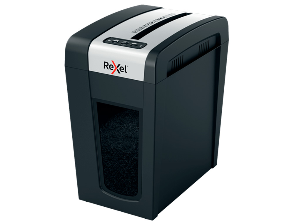 DESTRUIDORA DE DOCUMENTOS REXEL SECURE MC6-SL EU CAPACIDADEE 6 FOLHAS AGRAFES CLIPS CART ES E CD 18 L