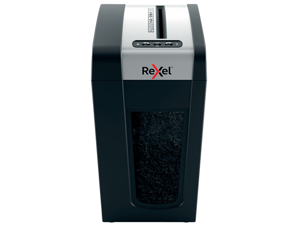 DESTRUIDORA DE DOCUMENTOS REXEL SECURE MC6-SL EU CAPACIDADEE 6 FOLHAS AGRAFES CLIPS CART ES E CD 18 L