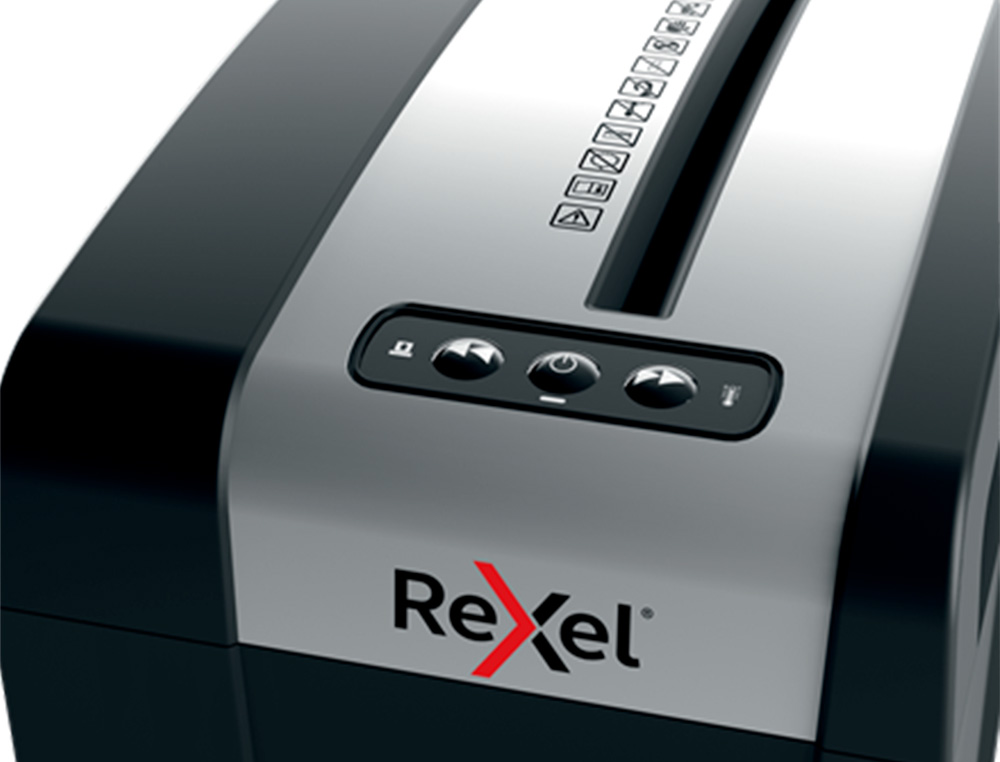 DESTRUIDORA DE DOCUMENTOS REXEL SECURE MC6-SL EU CAPACIDADEE 6 FOLHAS AGRAFES CLIPS CART ES E CD 18 L