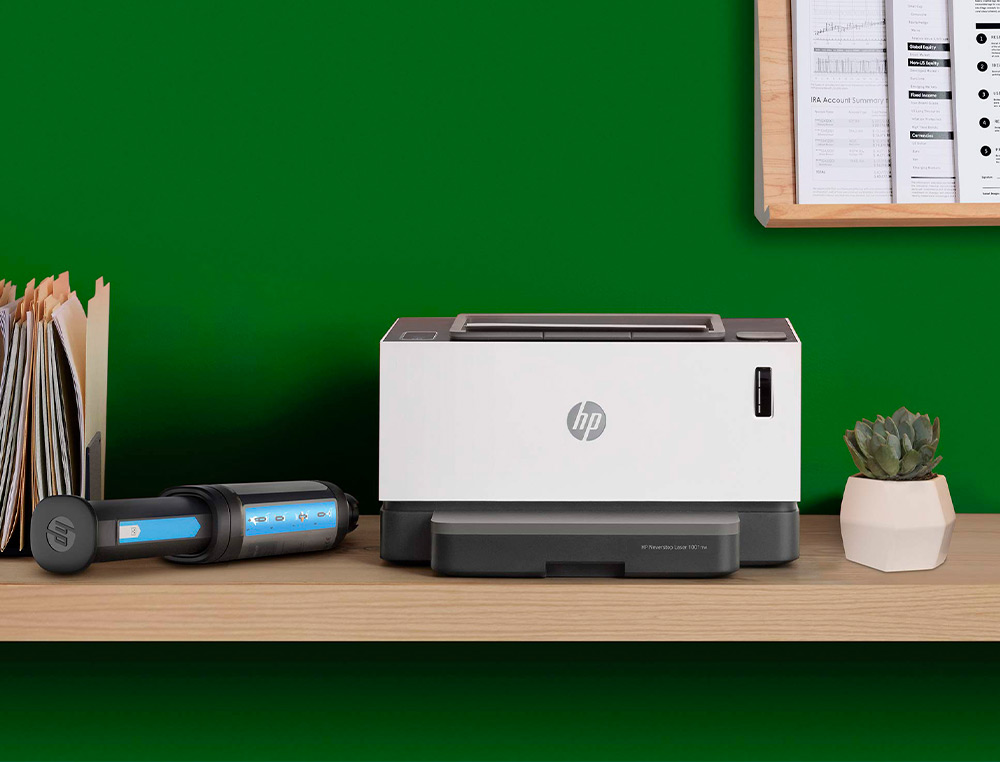 IMPRESSORA HP NEVERSTOP 1001NW LASER ETHERNET WIFI 20 PPM BANDEJA 150 FOLHAS
