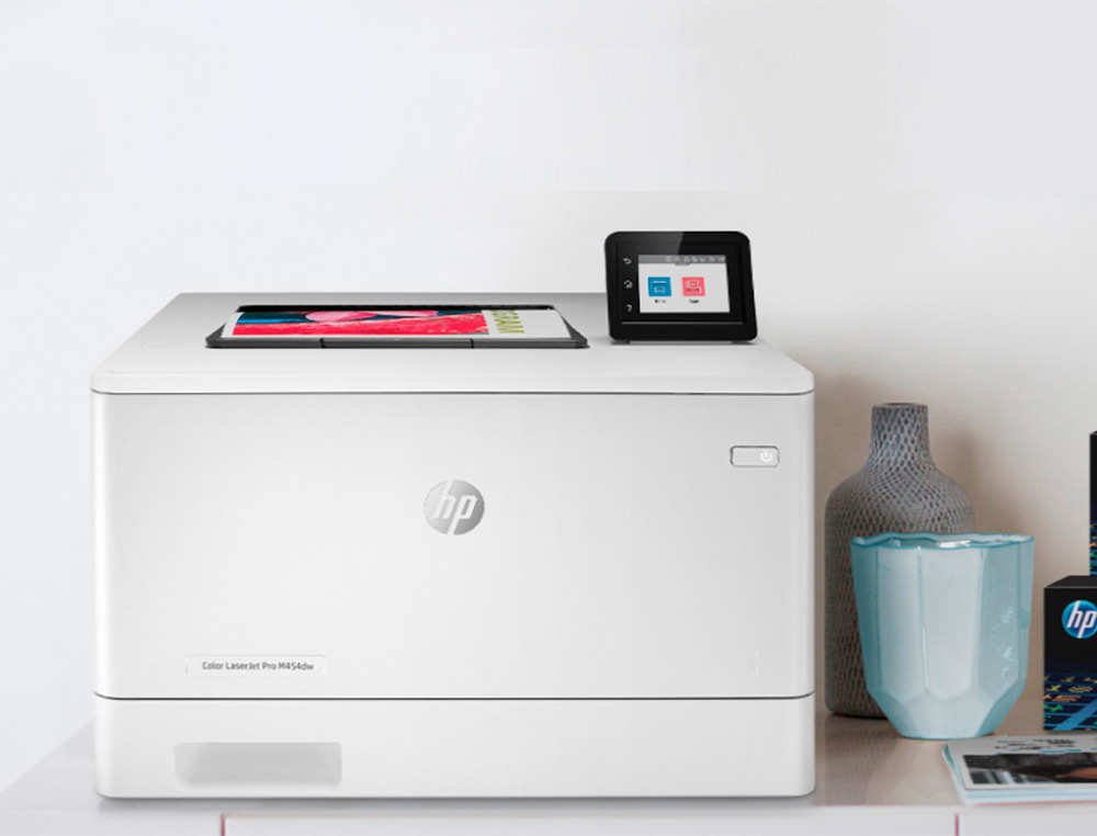 IMPRESSORA HP COR LASERJET PRO M454DW 28 PPM USB WIFI ETHERNET