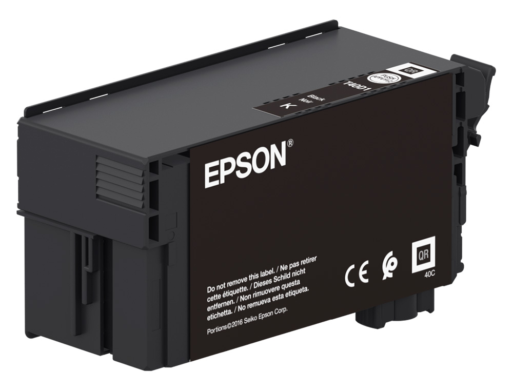 TINTEIRO EPSON ULTRACHROME XD2 PRETO T40D140 SC-T3100 / SC-T5100 80 ML