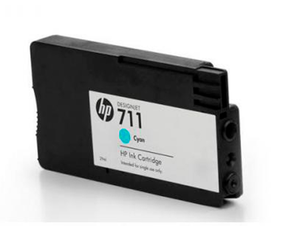 TINTEIRO HP DESIGNJET T120/T520 CIAN N 711 PACK 3/1000 PAGINAS