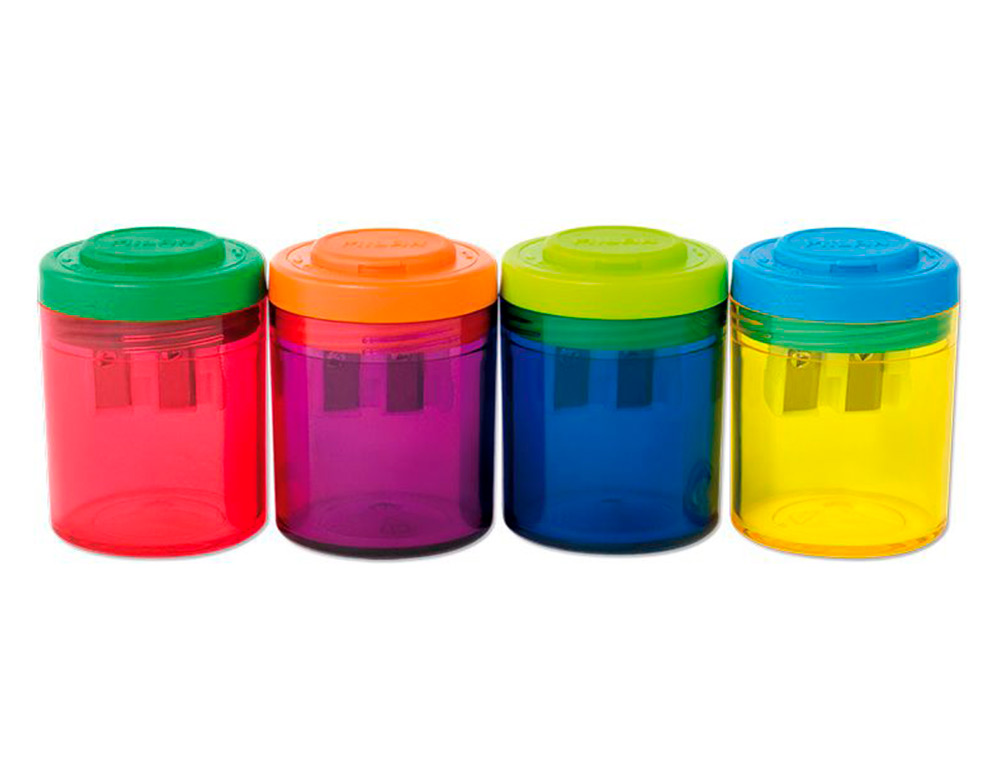 APARA LAPIS MILAN COLLECTION PLASTICO 2 USOS + 4 BORRACHAS 430