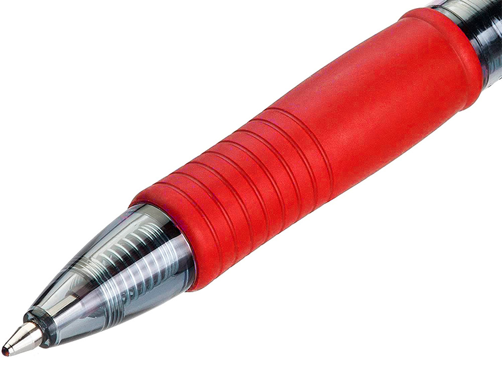 ESFEROGRAFICA PILOT G-2 VERMELHO TINTA GEL RETRATIL APOIO EM BORRACHA EM BLISTER