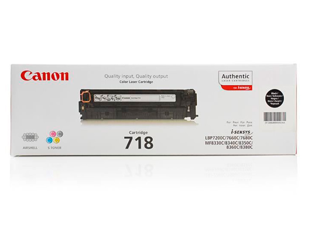TONER CANON 718B LBP7680 LBP7200 MF8300 PACK PRETO
