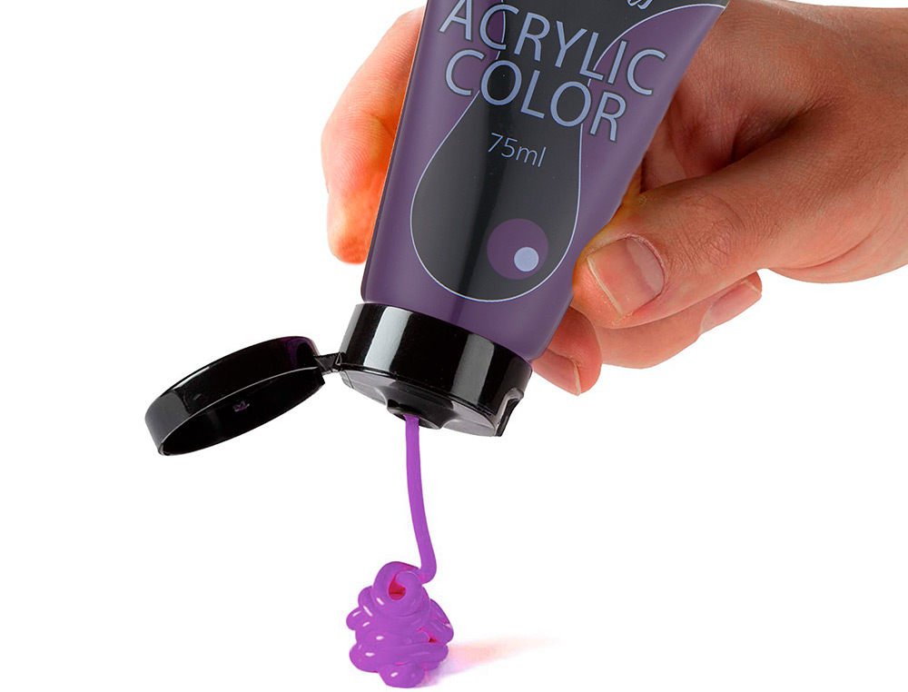 TINTA ACRILICA PENTEL EM TUBO DE 75 ML COR ROXO