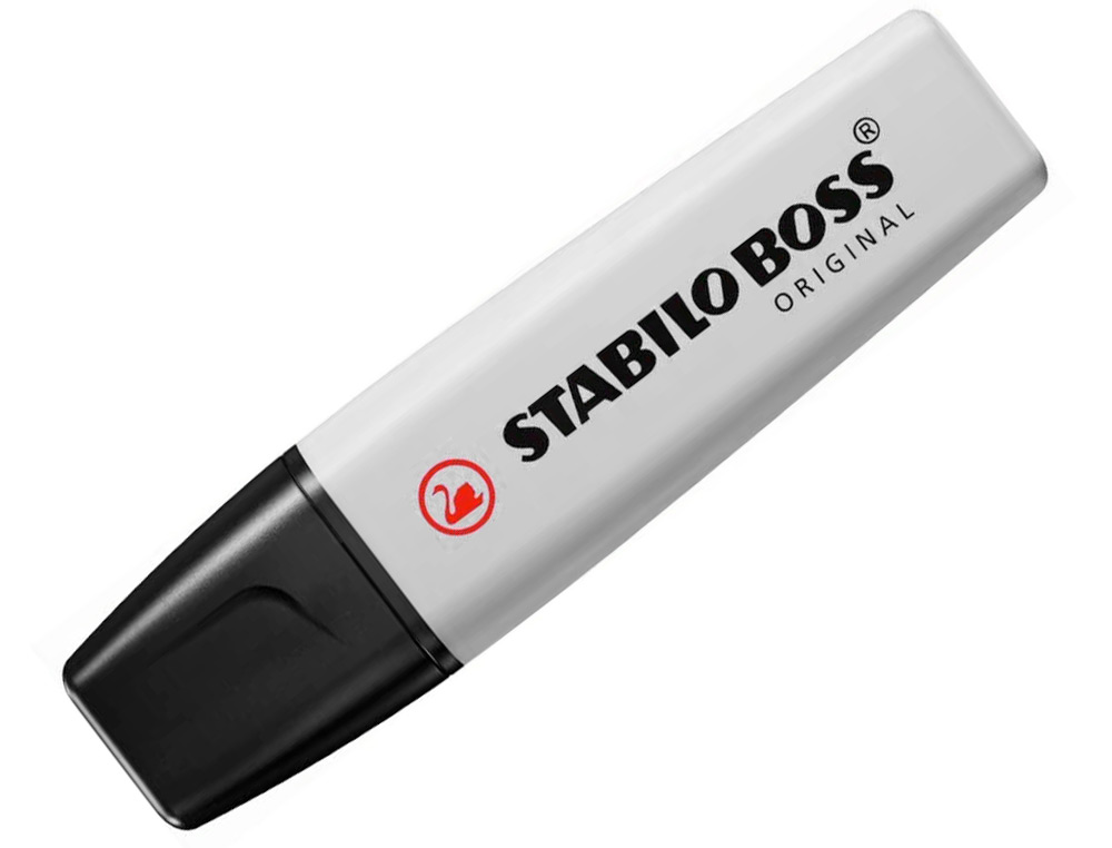 MARCADOR FLUORESCENTE STABILO BOSS 70 PASTEL CINZA