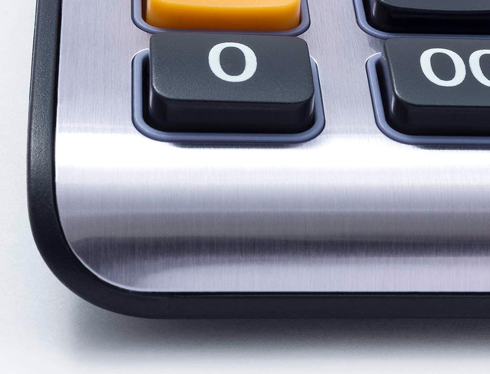 CALCULADORA CASIO MS-100EM SECRETARIA 10 DIGITOS TX +/- TECLA DUPLO ZERO COR AZUL