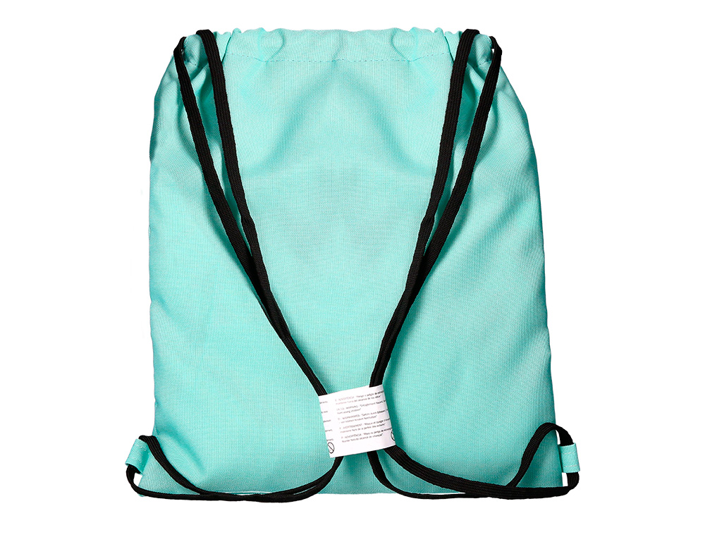 SACO PLANO ANTARTIK BOLSO INTERIOR COM FECHO COR VERDE MENTA 350X400 MM