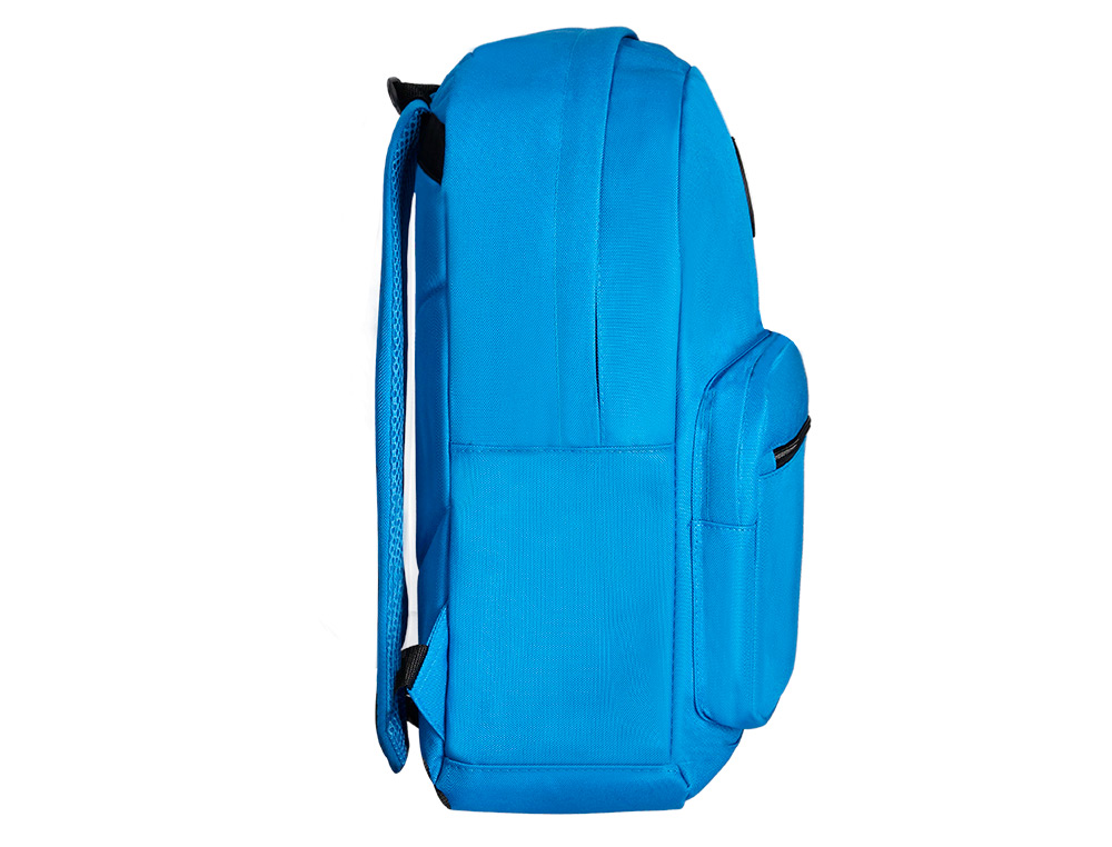 MOCHILA ANTARTIK COM ASA E BOLSO FRONTAL COM FECHO COR AZUL 320X140X430 MM