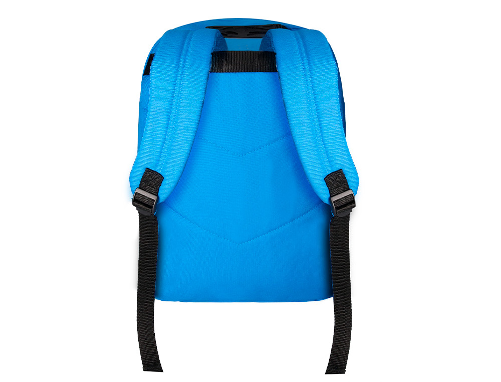 MOCHILA ANTARTIK COM ASA E BOLSO FRONTAL COM FECHO COR AZUL 320X140X430 MM