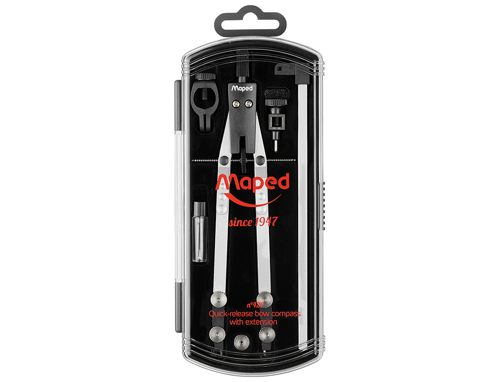 COMPASSO MAPED TECNICO COM RODA CENTRAL COM ALONGAMENTO 5 PECAS