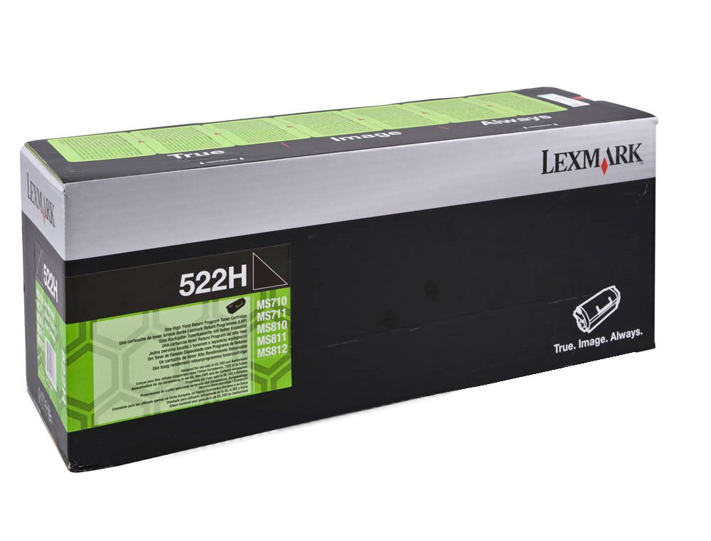 TONER LEXMARK LASER 522HE / 52D2H0E / CX725DE / CS720DE / CS725DE PRETO 25000 PAGINAS