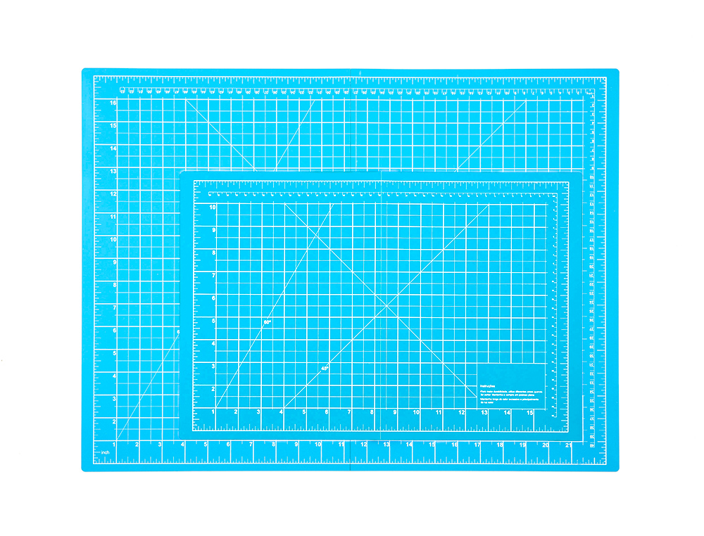 PLACA DE CORTE LIDERPAPEL DIN A2 3MM ESPESSURA COR AZUL