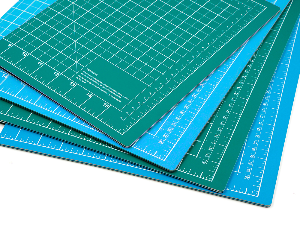PLACA DE CORTE LIDERPAPEL DIN A2 3MM ESPESSURA COR AZUL