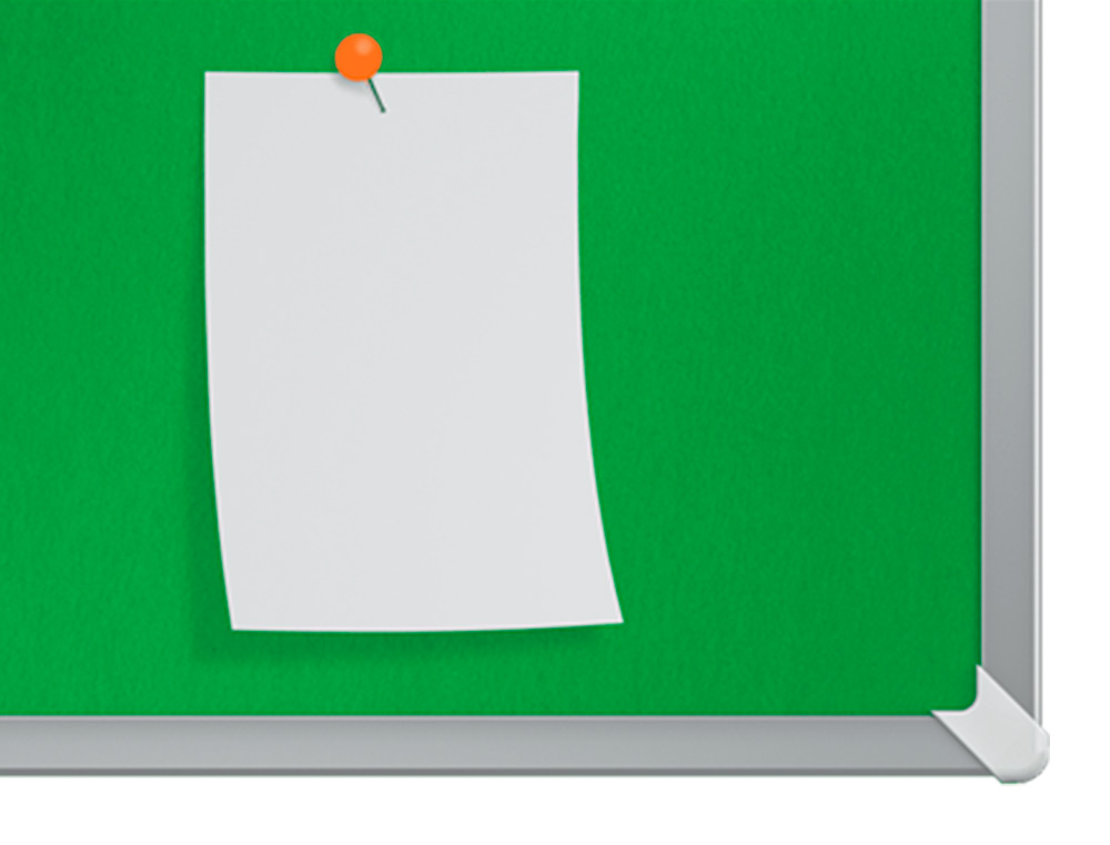 QUADRO DE AVISOS NOBO IMPRESSION PRO FELTRO VERDE FORMATO PANORAMICO 40