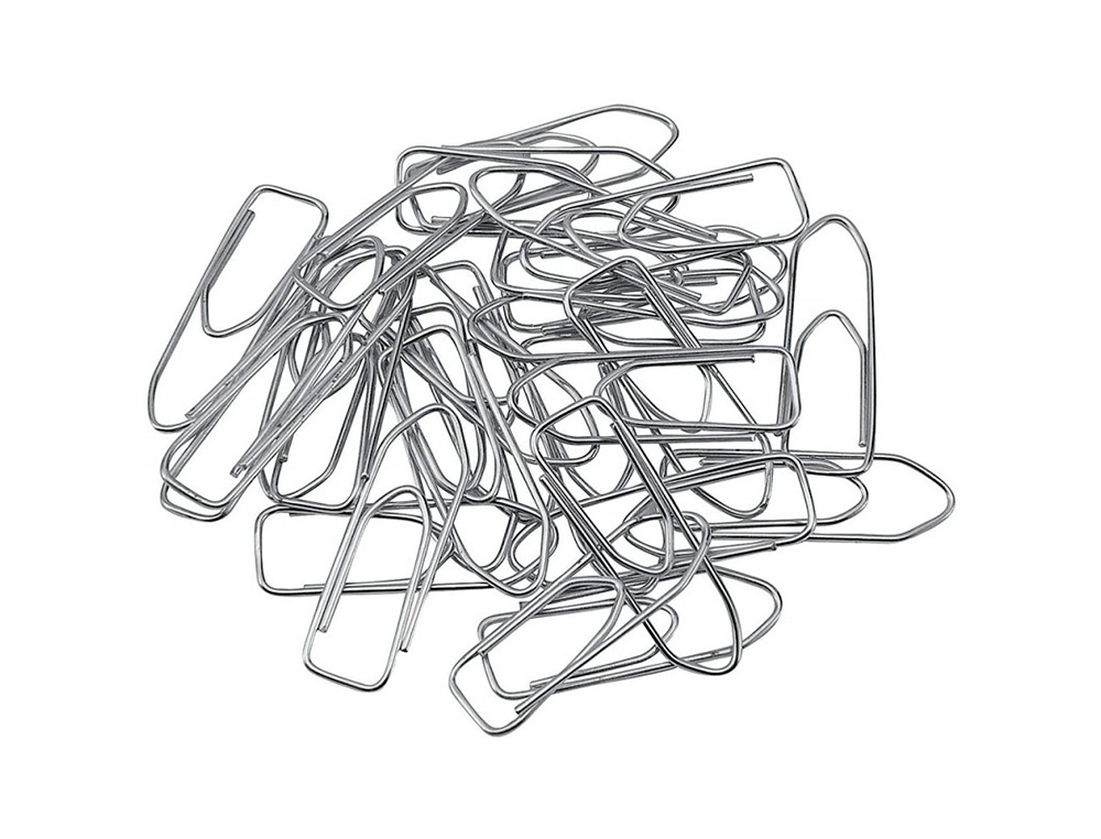 CLIPS NIQUELADOS Q-CONNECT N 1 PONTA DE BICO 20 MM CAIXA DE 100 UNIDADES