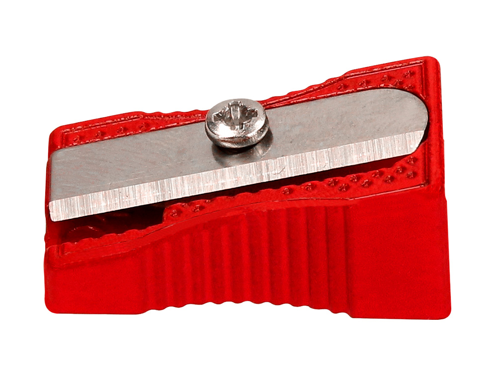 APARA LAPIS LIDERPAPEL METALICO 1 USO COR VERMELHO