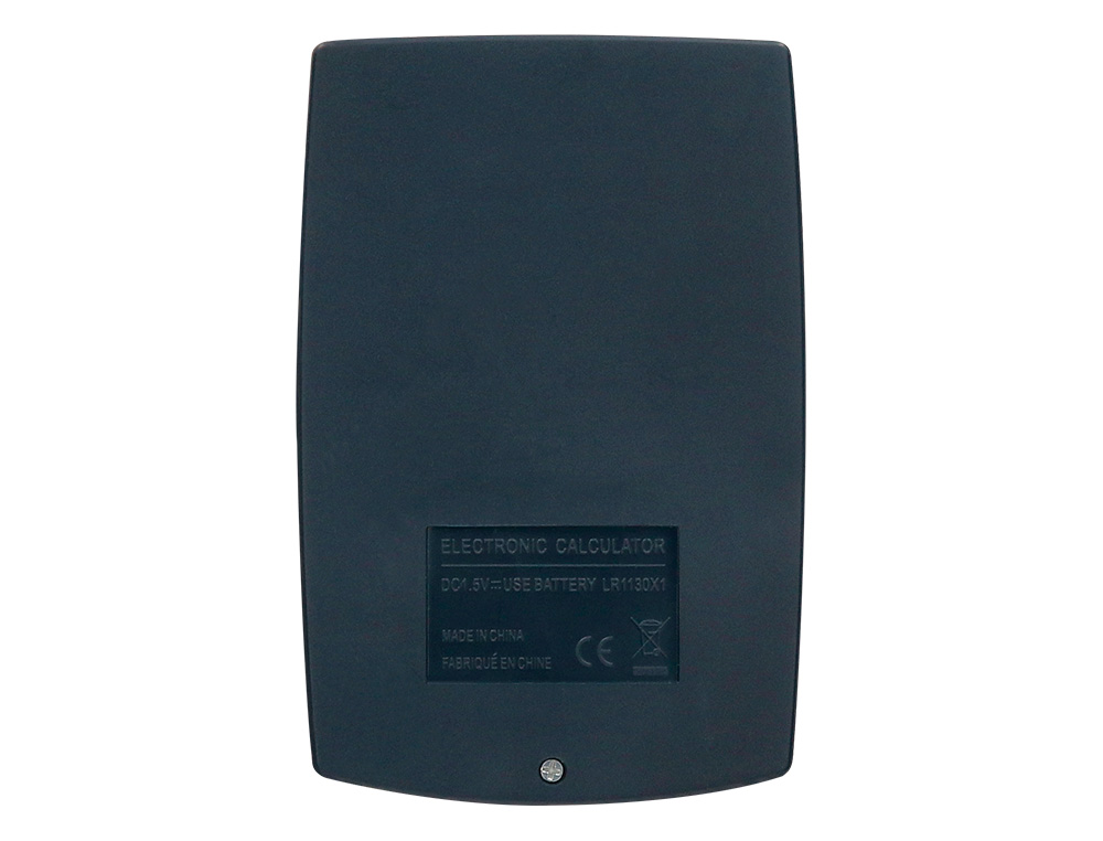 CALCULADORA LIDERPAPEL DE BOLSO XF02 8 DIGITOS PILHAS COR AZUL 99X64X9 MM