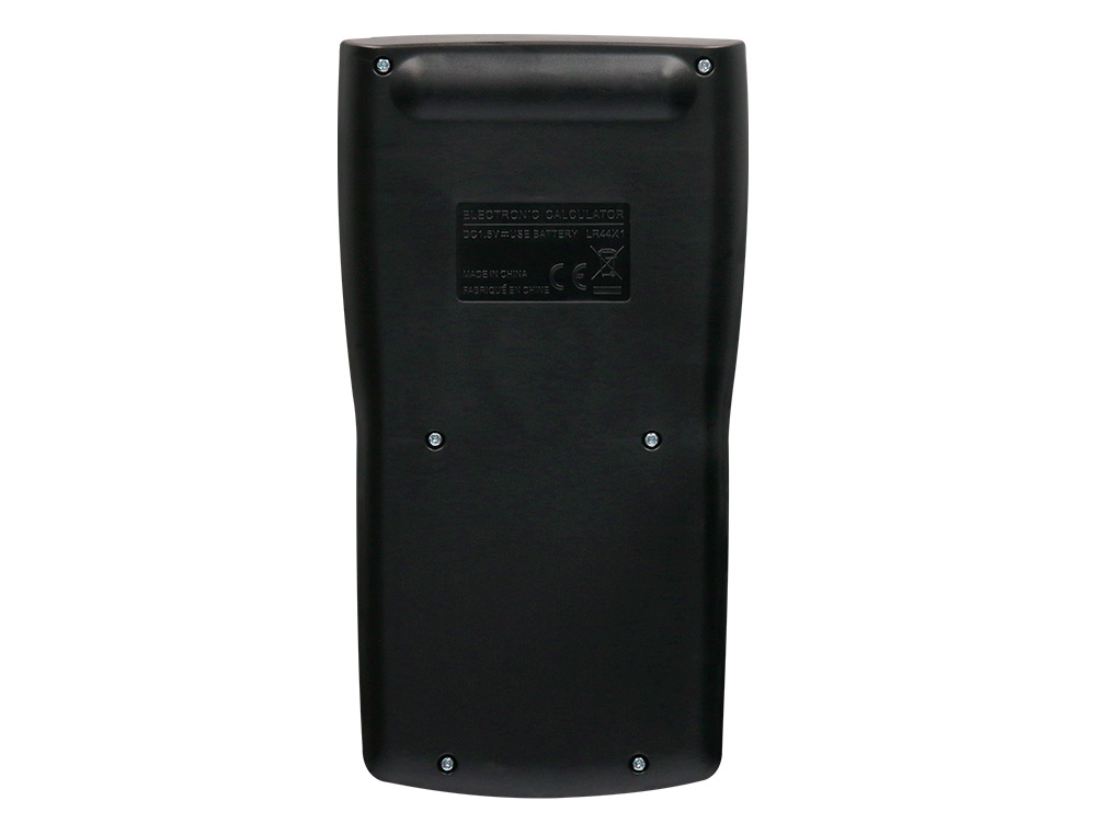 CALCULADORA LIDERPAPEL CIENTIFICA XF33 12 DIGITOS 240 FUNCOES COM TAMPA SOLAR E PILHAS COR PRETO 156X85X20 MM