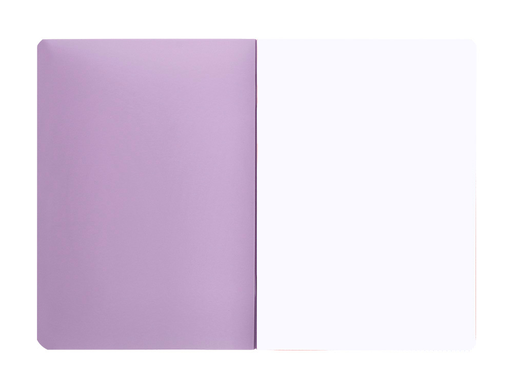 CADERNO AGRAFADO LIDERPAPEL 360 CAPA DE PLASTICO DIN A4 48 F 90 GR LISO SEM MARGEM CORES PASTEL SORTIDAS