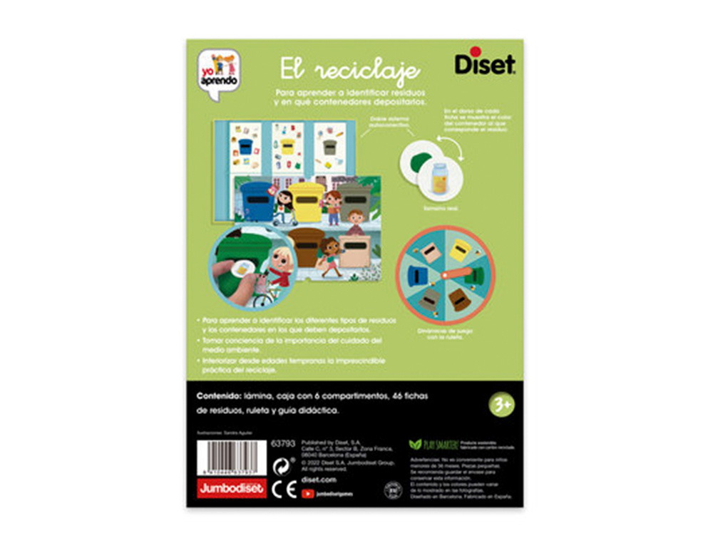 JOGO DISET DIDATICO A RECICLAGEM