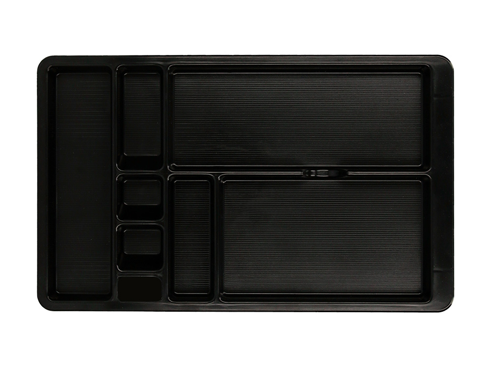 BANDEJA ORGANIZADORA Q-CONNECT DE GAVETAS COR PRETO 364X225X21 MM