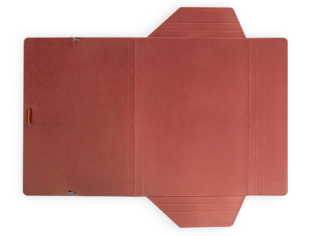 PASTA LIDERPAPEL DE ELASTICOS FOLIO 3 ABAS CARTAO PLASTIFICADO COR VERMELHO